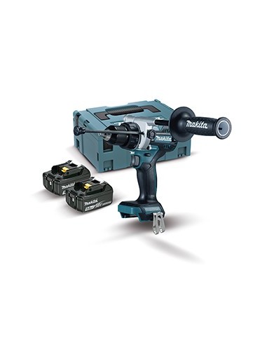 Makita DHP486RTJ Taladro combinado BL 18V LXT, 5.0Ah y 130 Nm