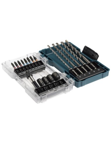 Makita E-07026 Estuche de puntas y brocas SDS-PLUS (18 pcs)