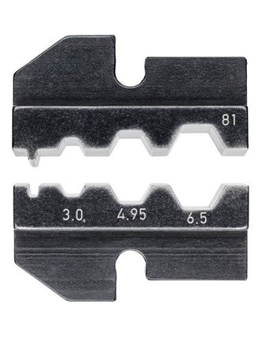 Mordaza intercambiable para conectores Harting para cables de fibra óptica KNIPEX 97 49 81