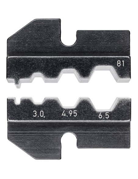 Mordaza intercambiable para conectores Harting para cables de fibra óptica KNIPEX 97 49 81