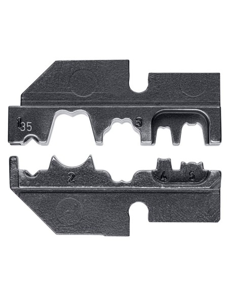 Mordaza intercambiable para enchufes para bujías + conector KNIPEX 97 49 35