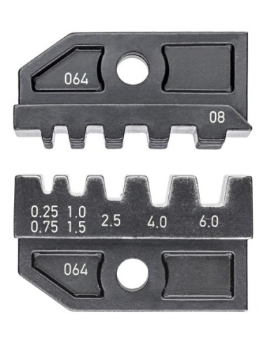 Mordaza intercambiable para punteras huecas aisladas y no aisladas KNIPEX 97 49 08