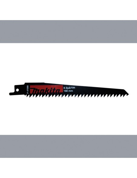 Makita P-47086 Sierra de sable 150mm corte rápido 6TPI 5pcs