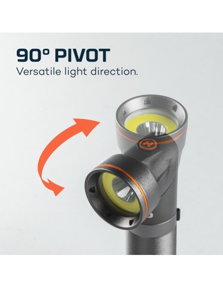 FRANKLIN PIVOT RC - Linterna cabezal pivotante 400LM
