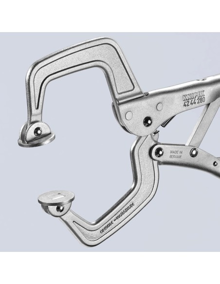 Mordaza grip para soldadura galvanizado 280 mm KNIPEX 42 44 280