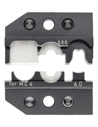 Mordaza intercambiable para conectores para cables solares MC4 (Multi-Contact) cortar - pelar - crimpar KNIPEX 97 49 66 6