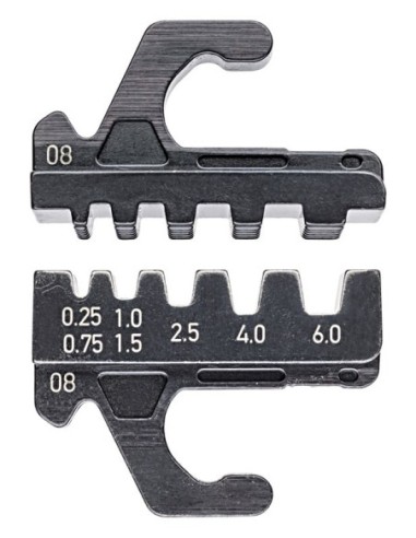 Mordaza intercambiable para punteras huecas aisladas y no aisladas KNIPEX 97 39 08