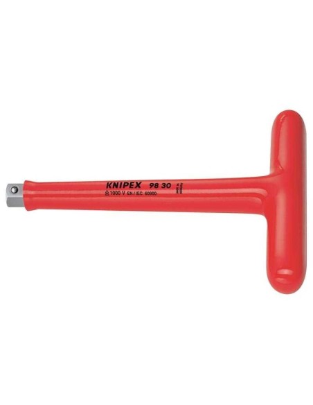 Mango en T con cuadradillo externo 3/8 200 mm KNIPEX 98 30