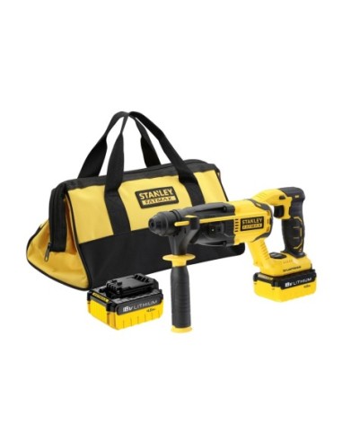 MARTILLO SDS-PLUS 18V BRUSHLESS CON 2 BATERÍAS LI-ION 4,0AH