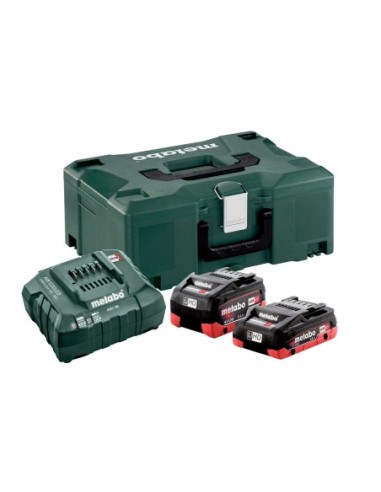 METABO 685136000 PACK BATERIA 4AH + 5.5AH +CARGADOR + MALETIN