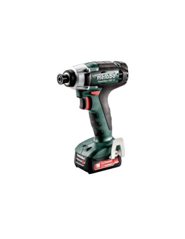 METABO 601114500 ATORNILLADOR DE IMPACTO A BATERÍA 12V + 2 BATERÍAS + CARGADOR + MALETÍN, METABO 601114500 PowerMaxx SSD 12