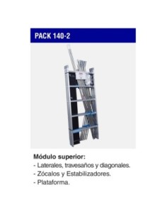 PACK-140-2 | Módulo superior para andamio RAPIDO 140