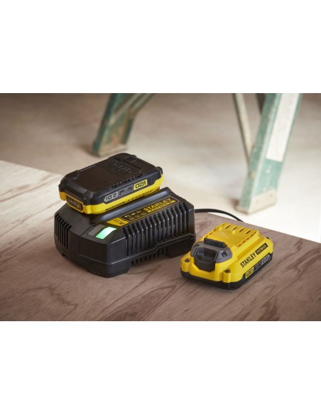 Pack: 2 baterías V20 18V Li-Ion 2Ah + Cargador 2A