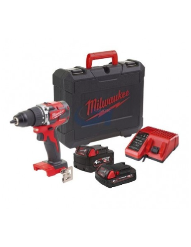 Milwaukee 4933472116 Taladro percutor compacto sin escobillas M18 M18 CBLPD-422C