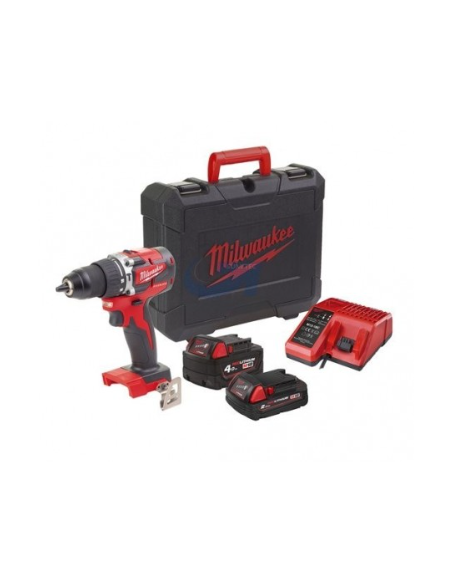 Milwaukee 4933472116 Taladro percutor compacto sin escobillas M18 M18 CBLPD-422C