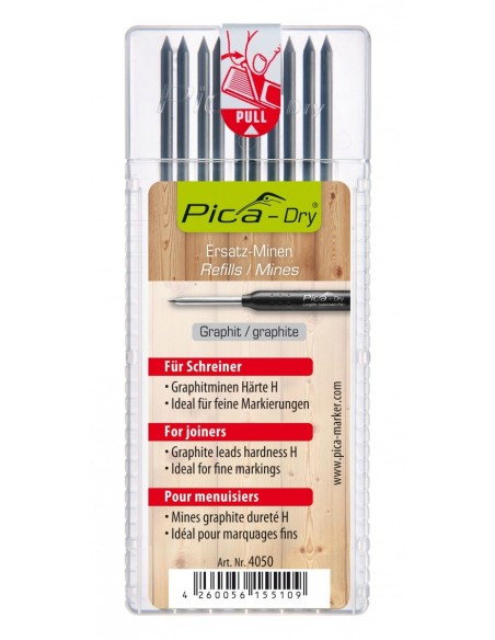 Minas grafito H - Pica Dry
