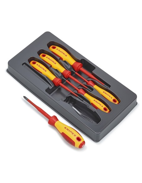 paquete de destornilladores VDE Phillips / Pozidriv (cartulina autoservicio/blíster) KNIPEX 00 20 12 V03