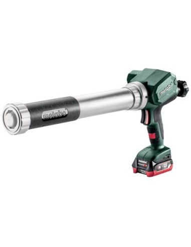 PISTOLA PARA APLICAR SILICONA A BATERÍA 18V + 1 BATERÍA + CARGADOR METABO 601218800 KPA 12 600