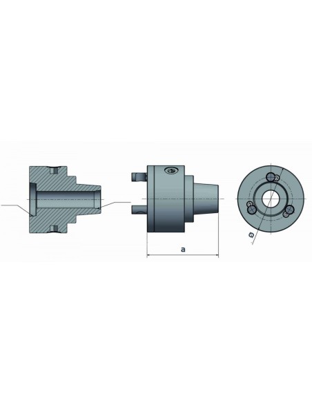 Plato para pinza portapinzas 5C - Camlock Plato para pinza portapinzas 5C - Camlock 5