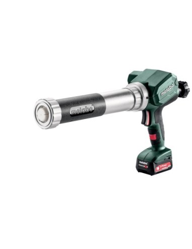 PISTOLA PARA APLICAR SILICONA A BATERÍA 12V + BATERÍA + CARGADOR METABO 601217600 KPA 12 400
