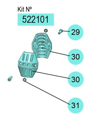 522101, KIT TOPE MANGUERA