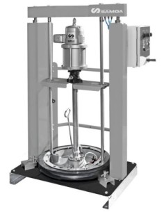 PAQUETE DE BOMBA NEUMÁTICA PUMPMASTER 60 - 12:1 PARA GRASA CON INDUCTOR NEUMÁTICO AUTOMATIC, BIDÓN 185 KG