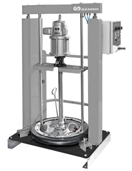 PAQUETE DE BOMBA NEUMÁTICA PUMPMASTER 60 - 12:1 PARA GRASA CON INDUCTOR NEUMÁTICO AUTOMATIC, BIDÓN 185 KG