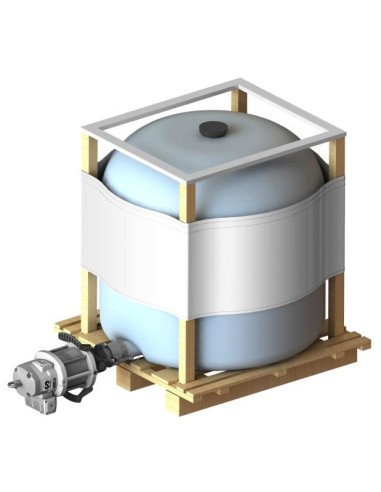 KIT DE BOMBA NEUMÁTICA PUMPMASTER 60 - 12:1 PARA GRASA, MONTAJE HORIZONTAL, CISTERNA