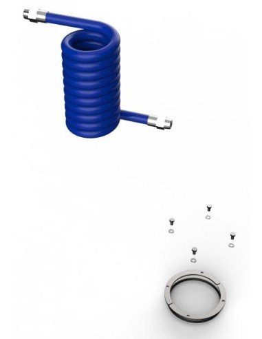 KIT DE CONEXIÓN PARA GRASA, BOMBAS PM60 - 3:1, INDUCTOR BIPOSTE