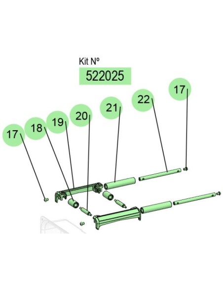 522025, KIT SALIDA MANGUERA