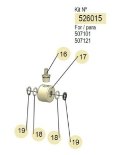 526015, KIT CONJUNTO RÓTULA A/W 3/8 E. MONOBR.