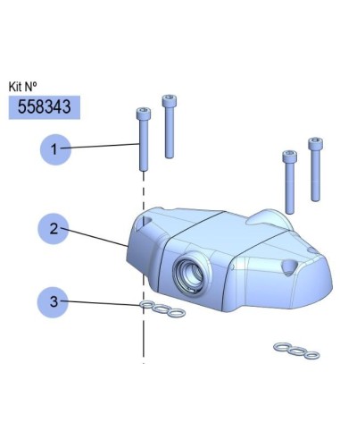 558343, KIT DISTRIBUIDOR DE AIRE DF-50/DF-30