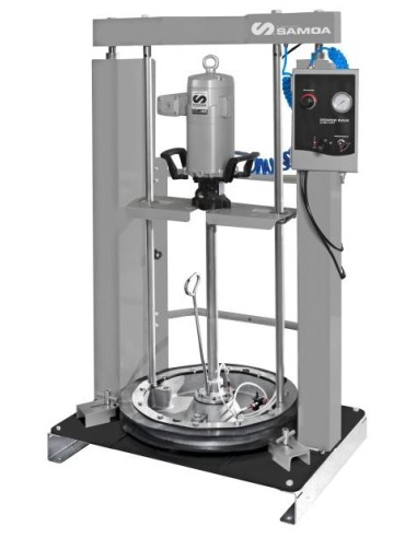 PAQUETE DE BOMBA NEUMÁTICA PUMPMASTER 45 - 70:1 PARA GRASA CON INDUCTOR NEUMÁTICO BASIC, BIDÓN 185 KG