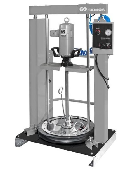 PAQUETE DE BOMBA NEUMÁTICA PUMPMASTER 45 - 70:1 PARA GRASA CON INDUCTOR NEUMÁTICO BASIC, BIDÓN 185 KG