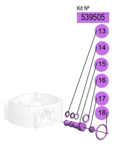 KIT CORREDERA + JUNTAS PM35