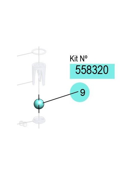 558320, KIT BOLAS DF-50/DF-30 5/8 (NBR)