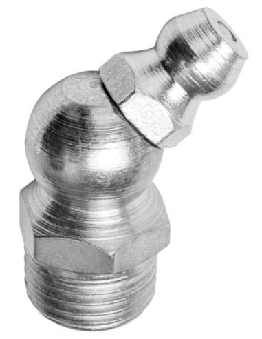 ENGRASADOR HIDRÁULICO MT-506, ÁNGULO 45°, ROSCA MÉTRICA, M 10 x 1,00