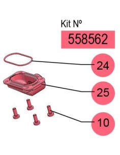 558562, KIT ESCAPE AIRE REMOTO DP200