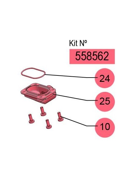 558562, KIT ESCAPE AIRE REMOTO DP200