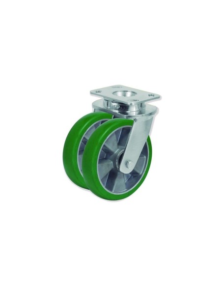 QD - Rotantes Modelo Q con Rueda Doble D Sujeción por Pletina P | 36-944 QDPG6 200 AEBB5