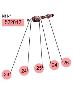 522012, KIT EJE + CONJUNTO RÓTULA