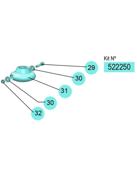522250, KIT TOPE MANGUERA