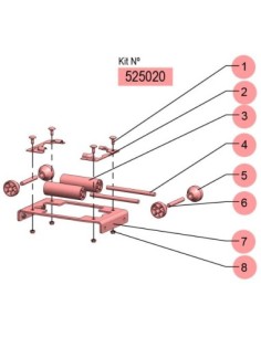 525020, KIT SALIDA MANGUERA