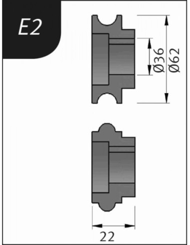 RODILLO PARA SBM140-12 TIPO- E2
