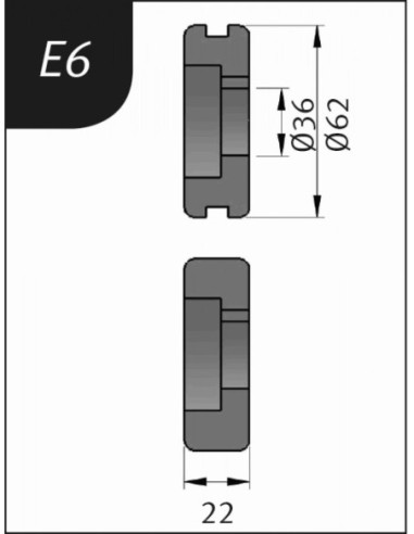 RODILLO PARA SBM140-12 TIPO- E6