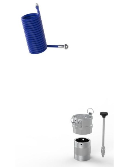 KIT DE CONEXIÓN PARA GRASA, BOMBAS PM60 - 12:1, INDUCTOR BIPOSTE