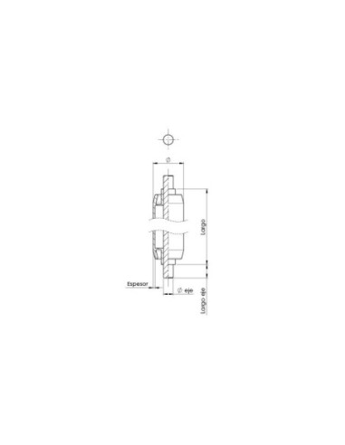 Rodillos de acero | 78-677/58 ROD-50X600X12 AC