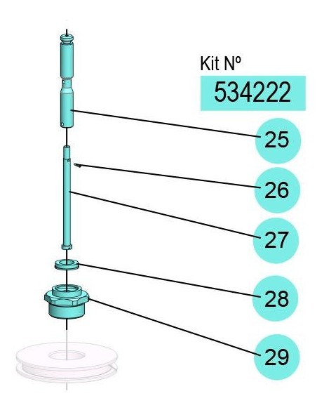 KIT VÁSTAGO MOTOR PM35-20,1