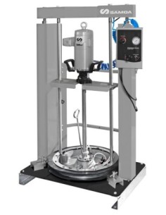 PAQUETE DE BOMBA NEUMÁTICA PUMPMASTER 45 - 40:1 PARA GRASA CON INDUCTOR NEUMÁTICO BASIC, BIDÓN 185 KG