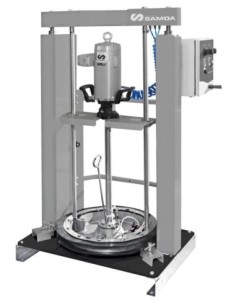 PAQUETE DE BOMBA NEUMÁTICA PUMPMASTER 45 - 40:1 PARA GRASA CON INDUCTOR NEUMÁTICO AUTOMATIC, BIDÓN 185 KG
